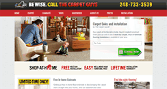 Desktop Screenshot of carpetguys.com